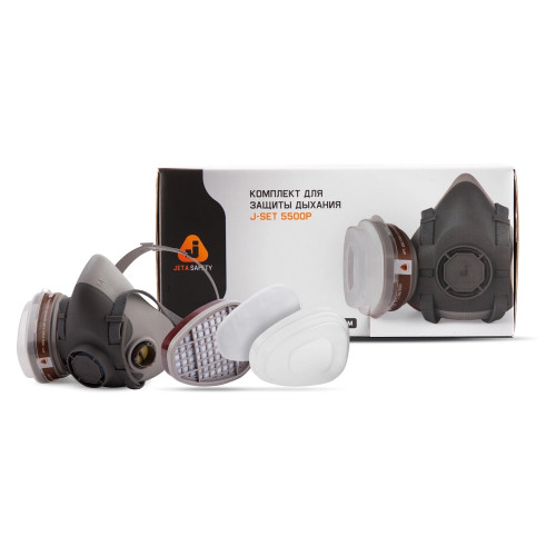 J-SET 5500PК КОМПЛЕКТ Полумаска Jeta Safety фильтрующая